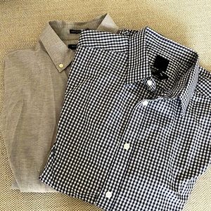 Banana Republic and H&M button down shirts.  Size Small